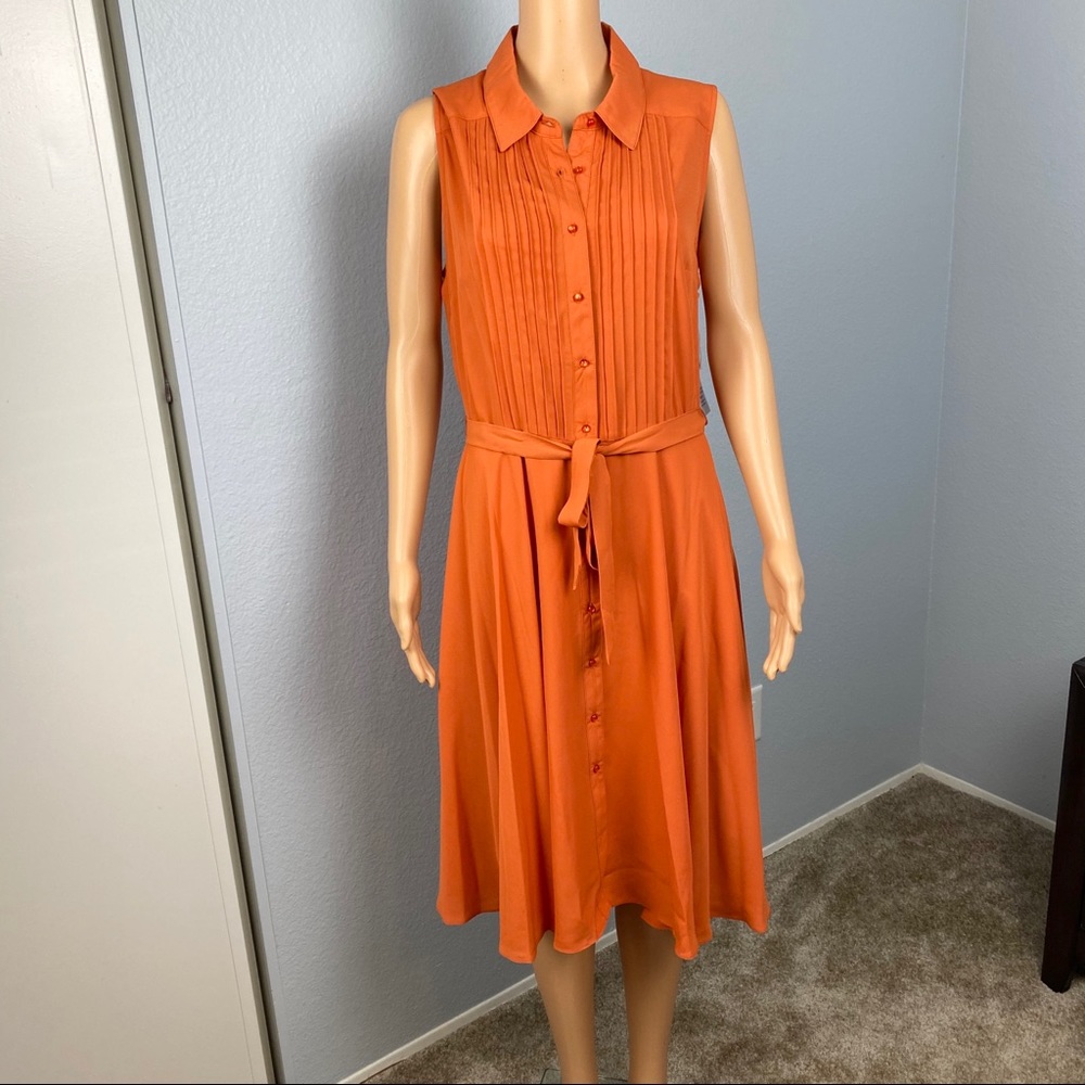 *NEW* Nanette Lepore Pintuck Knee-Length Dress